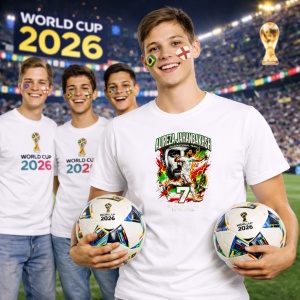 Tricou Alireza Jahanbakhsh Iran World Cup Fifa 2026, din bumbac 100%, tricou alb, Copii | Dama | Barbat - Img 7