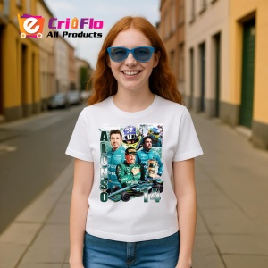 Tricou Alonso Imagine Colaj Echipa Aston Martin Formula 1, Copii | Dama | Barbat - Img 7