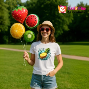 Tricou Ananas si explozie exotica, Fructe, Copii | Dama - Img 10