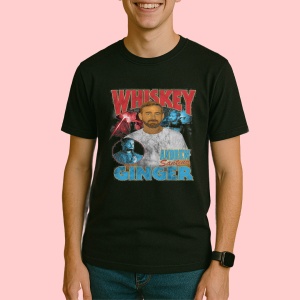 Tricou Andrew Santino - Whiskey Ginger, muzica , Dama | Barbat | Copii, Culoare Negru