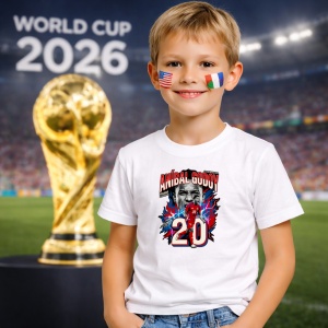 Tricou Anibal Godoy Panama World Cup Fifa 2026, din bumbac 100%, tricou alb, Copii | Dama | Barbat - Img 5