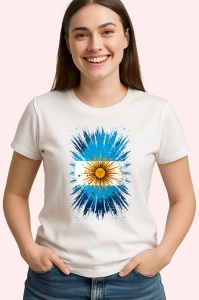 Tricou Argentina Steag Splash Art, Copii | Dama | Barbat