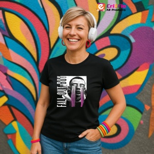Tricou Artwork - Purple Tears, muzica Pop, Dama | Barbat | Copii, Culoare Negru - Img 13