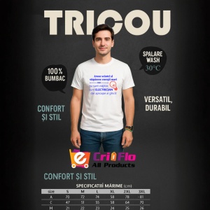 Tricou arunc scantei sunt electrician dar aproape ai ghicit mesaj electricieni, Copii | Dama | Barbat - Img 5