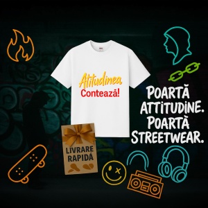 Tricou Atitudinea Conteaza mereu - Copii | Dama | Barbat - Img 8