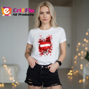 Tricou Austria Steag Splash Art, Copii | Dama | Barbat