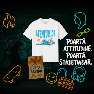 Tricou Aventuri de surfing - Copii | Dama | Barbat - Img 6
