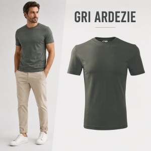 Tricou Bărbat, 100% Bumbac, 145 g/m², Guler Rotund, 26 Culori, Mărimi S–3XL - Img 18