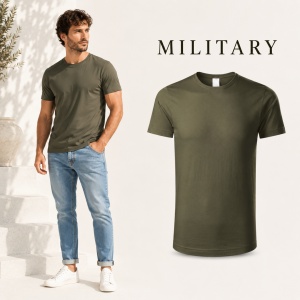 Tricou Bărbat 819 Epic, 100% Bumbac Organic, 160 g/m², Guler Rotund, 14 Culori, Mărimi S–3XL - Img 18