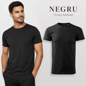Tricou Bărbat Basic Free, 100% Bumbac, Guler Rotund, Croială Tubulară, S–3XL, 18 Culori - Img 23
