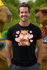 Tricou Barbat CapyBara - bea ceai - Img 4