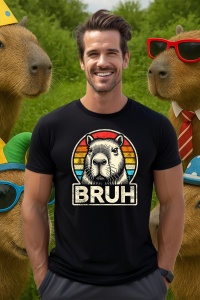 Tricou Barbat CapyBara - BRUH 3 - Img 4