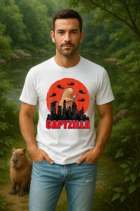 Tricou Barbat CapyBara - Capyzilla - Img 2