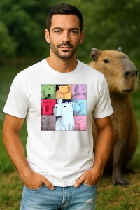 Tricou Barbat CapyBara - Colaj - Img 3