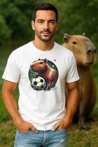 Tricou Barbat CapyBara - Football star