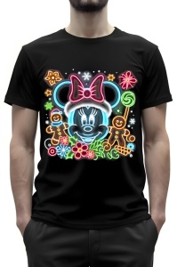 Tricou barbat craciun - NEON CHRISTMAS MINNIE - minnie, craciun, moda, copii