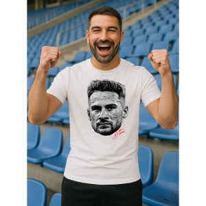 Tricou Barbat cu Fotbalistul Alexis Mac Allister - Liverpool FC - Img 7
