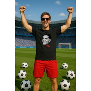 Tricou Barbat cu Fotbalistul Dusan Vlahovic Juventus - Img 2