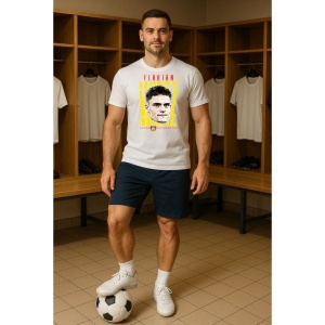 Tricou Barbat cu Fotbalistul Florian Richard Wirtz - Bayer Leverkusen - Img 2