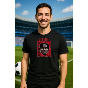 Tricou Barbat cu Fotbalistul Jeremie Agyekum Frimpong - Bayer 04 Leverkusen