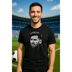 Tricou Barbat cu Fotbalistul Lionel Messi - Inter Miami CF - Img 5