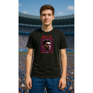 Tricou Barbat cu Fotbalistul Oliver George Arthur Watkins - Aston Villa - Img 5