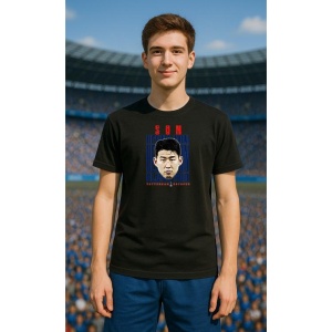 Tricou Barbat cu Fotbalistul Son Heung - min - Tottenham Hotspur v1 - Img 4