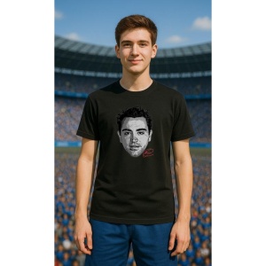 Tricou Barbat cu Fotbalistul Xavi Hernandez - FC Barcelona - Img 4