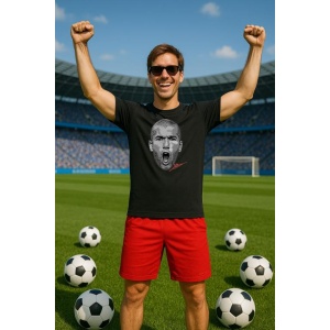 Tricou Barbat cu Fotbalistul Zinedine Zidane - Real Madrid - Img 2