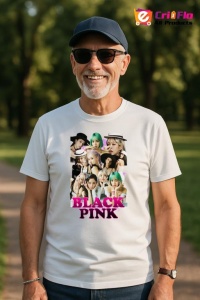 Tricou barbat Kpop cu trupa BLACKPINK 9 music Coreean 168 - Img 5