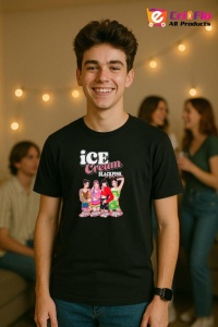 Tricou barbat Kpop cu trupa ICE CREAM BLACKPINK music Coreean 217 - Img 7