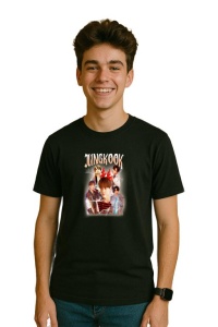 Tricou barbat Kpop cu trupa JUNGKOOK 7 music Coreean 246 - Img 3