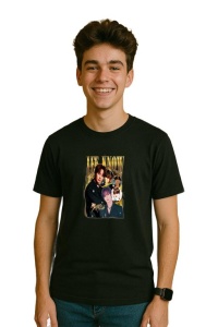 Tricou barbat Kpop cu trupa LEE KNOW music Coreean 254 - Img 3