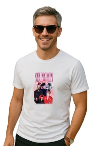Tricou barbat Kpop cu trupa SEUGMIN music Coreean 286 - Img 2