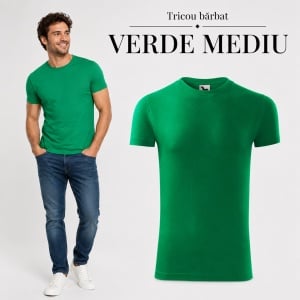 Tricou Bărbat Malfini Viper 143, 100% Bumbac, 180 g/m², Guler Rotund, Croială Slim Fit, 15 Culori Disponibile, Mărimi S 3XL - Img 24