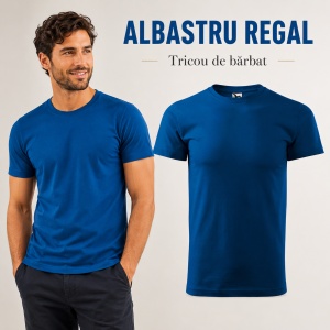 Tricou Bărbat Simplu Malfini Basic, 100% Bumbac, Regular Fit, casual office Guler Rotund, Multiple Culori XS - 5XL - Img 14