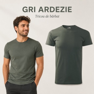 Tricou Bărbat Simplu Malfini Basic, 100% Bumbac, Regular Fit, casual office Guler Rotund, Multiple Culori XS - 5XL - Img 24