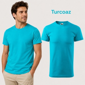 Tricou Bărbat Simplu Malfini Basic, 100% Bumbac, Regular Fit, casual office Guler Rotund, Multiple Culori XS - 5XL - Img 64
