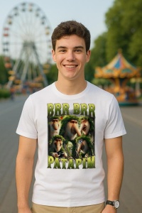 Tricou Barbat Tralalero Tralala cu personajul Humor Gen Z (1) - Img 5