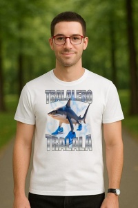 Tricou Barbat Tralalero Tralala cu personajul Tralalero Tralala - Img 3