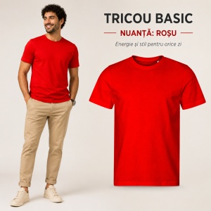 Tricou bărbătesc Malfini Edge 813, 190 g/m², guler rotund, S–6XL, 7 culori disponibile - Img 15