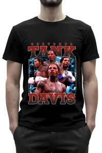 Tricou barbati - Gervonta "Tank" Davis - box, poreclă, forță, putere, luptător, determinare, knockout, atlet, dominant, campion