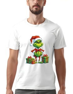 Tricou barbati - GRINCH BRINGING GIFTS