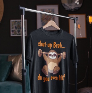Tricou barbati Haios Personalizat - Gym Sloth - Cadou