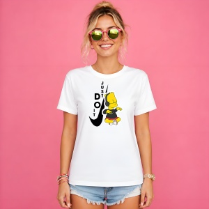 Tricou Bart Simpson Ascultand Muzica Logo Vertical Urban Vibe, din bumbac 100% Copii | Dama | Barbat - Img 3