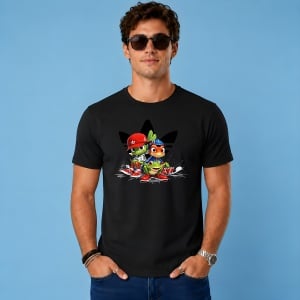 Tricou Bboy Frog Crew Hip Hop Dance Urban Black Design, din bumbac 100%, tricou negru, Copii | Dama | Barbat - Img 3