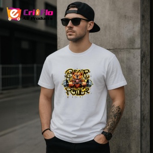 Tricou Bear Power Animal Forta, Copii | Dama | Barbat - Img 4