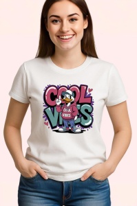 Tricou Bear teddy cu hanorac roz si stropi violet Copii | Dama | Barbat Barbat
