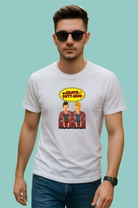 Tricou Beavis and Butthead umor clasic cu doi adolescenti nonconformisti, Copii | Dama | Barbat - Img 2