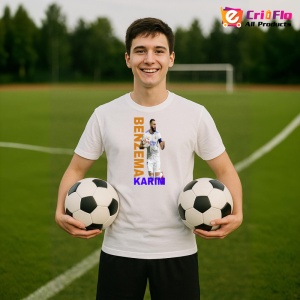Tricou Benzema Karim Real Prezentare - Copii | Dama | Barbat - Img 3